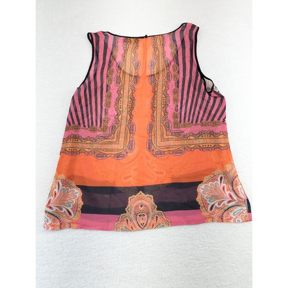 A.N.A. JCP Silky Tissue Weight Tank Top‎ Paisley Sleeveless XL - Picture 2 of 5